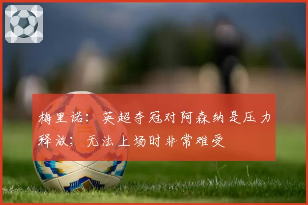 梅里诺：英超夺冠对阿森纳是压力释放；无法上场时非常难受